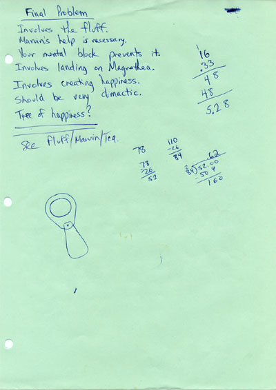 Note a HGTG 2 Note a HGTG